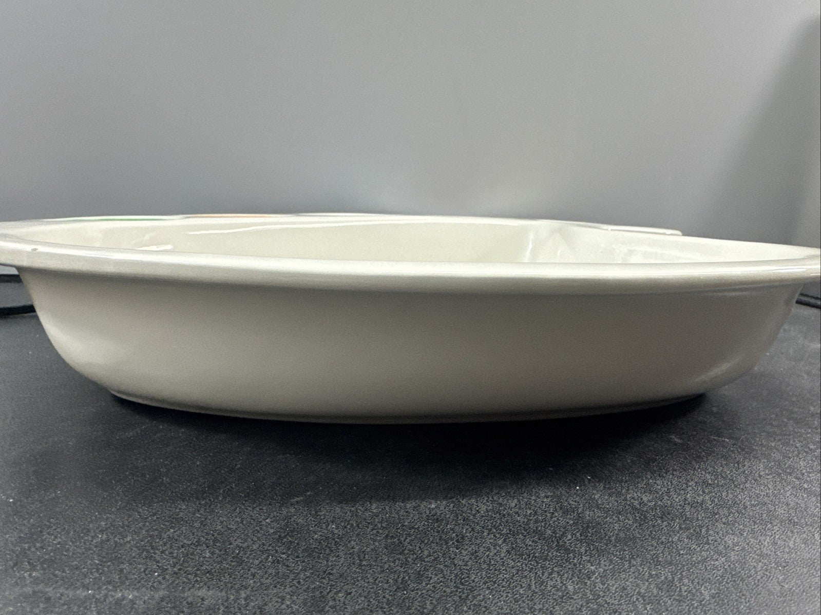 Artist Palette Ceramic Serving Tray Dish Dip Bowl Dish Blanc De Blanc Painters