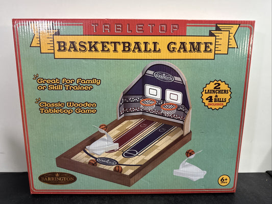 Barrington Classic Wooden Tabletop Basketball Game Rare Vintage Game Sealed NIB