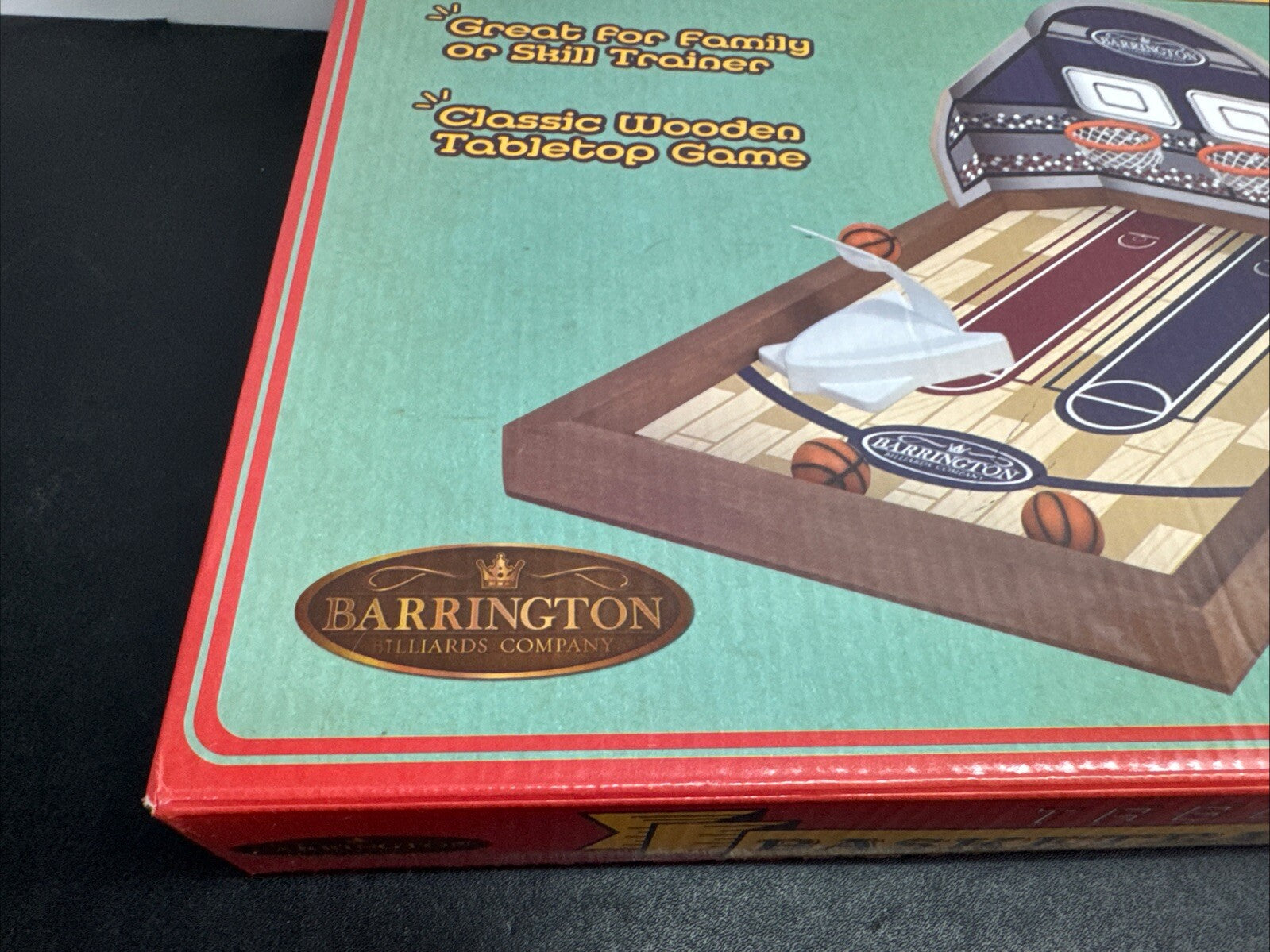 Barrington Classic Wooden Tabletop Basketball Game Rare Vintage Game Sealed NIB